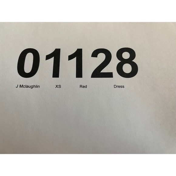 NWT J McLaughlin Tinley Dress Red Boat Neck 3/4 Sleeve Elastic Waist Midi XS - Picture 8 of 8